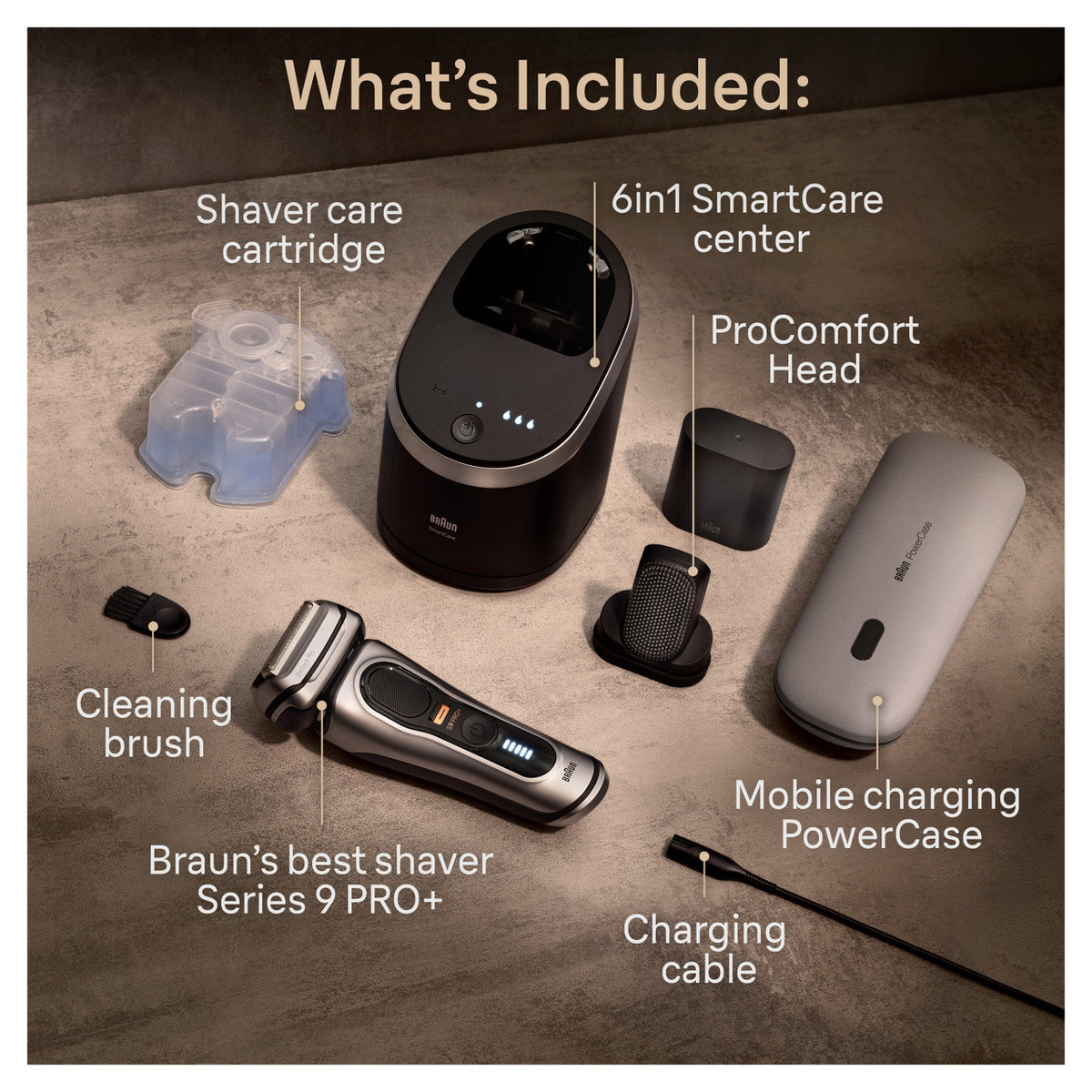 Series 9 Pro Comfort 9599cc Shaver Bundle with PowerCase