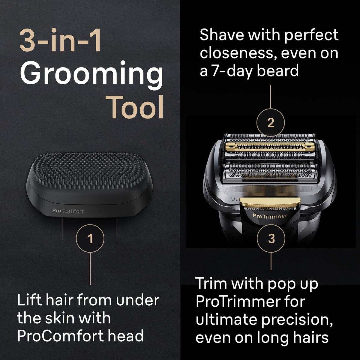 Series 9 Pro Comfort 9597cc Men's Electric Shaver