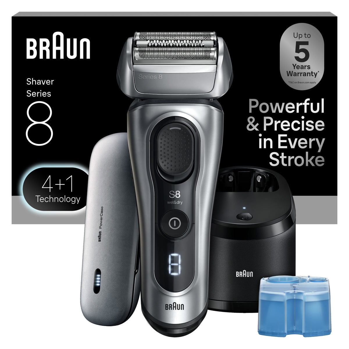 Series 8 Electric Shaver 8577c 5-in-1 with PowerCase