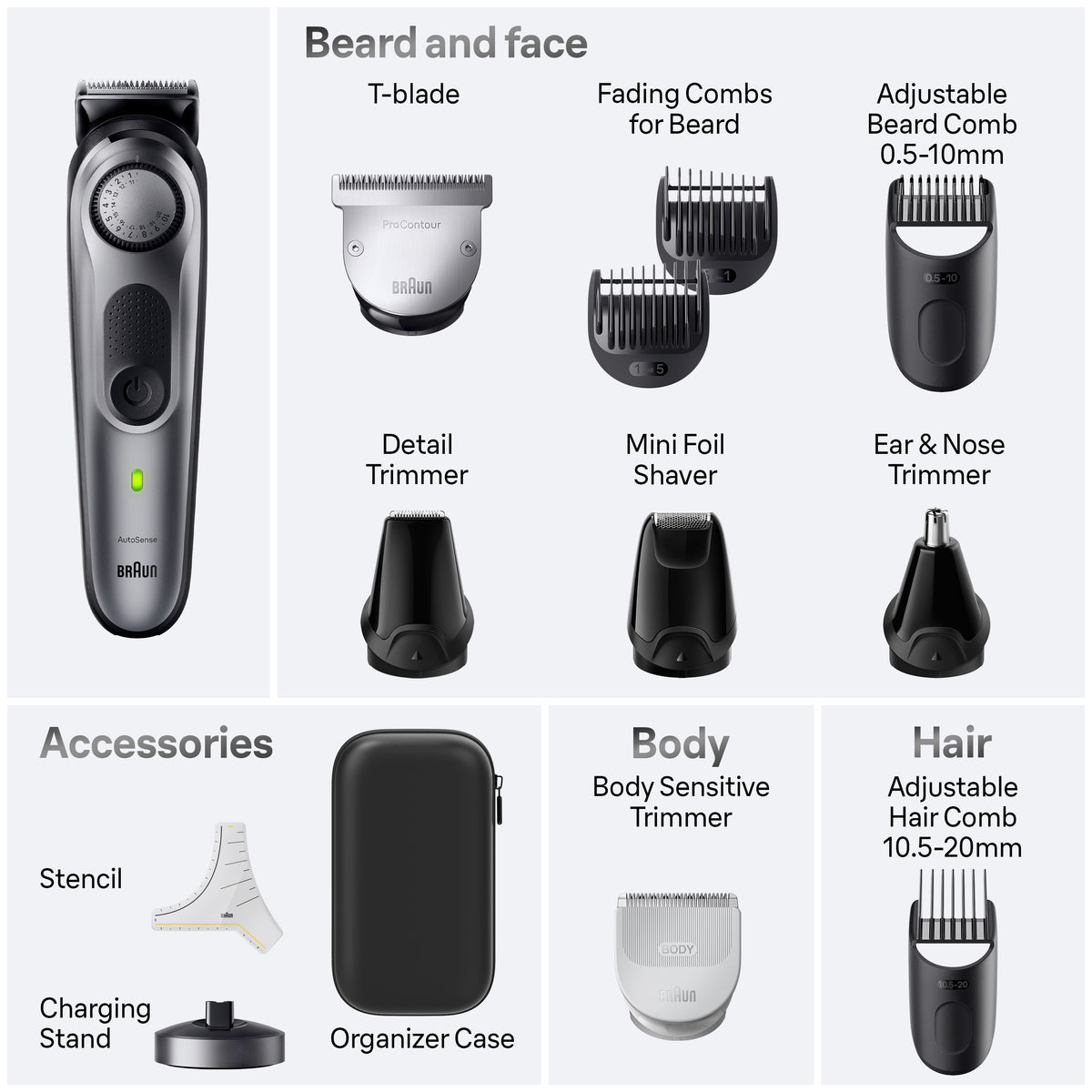 Series 7 7440 All-in-One Trimmer 12-in-1 Style Kit