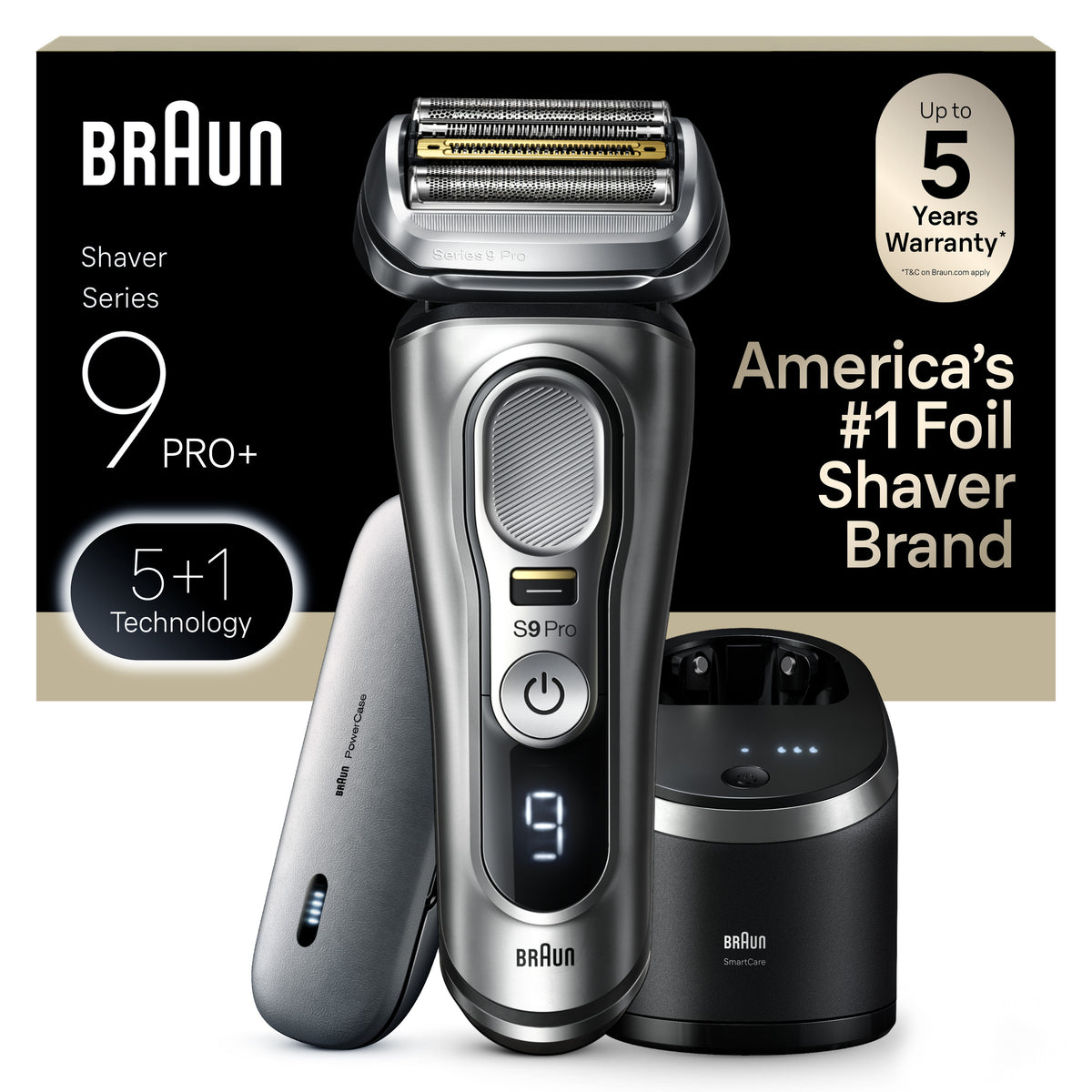 Braun Series 9 Pro Electric Shaver with Powercase