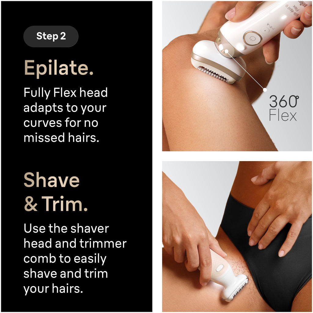 Silk-epil 9 Flex SkinSpa 9-481 3D Wet & Dry Epilator