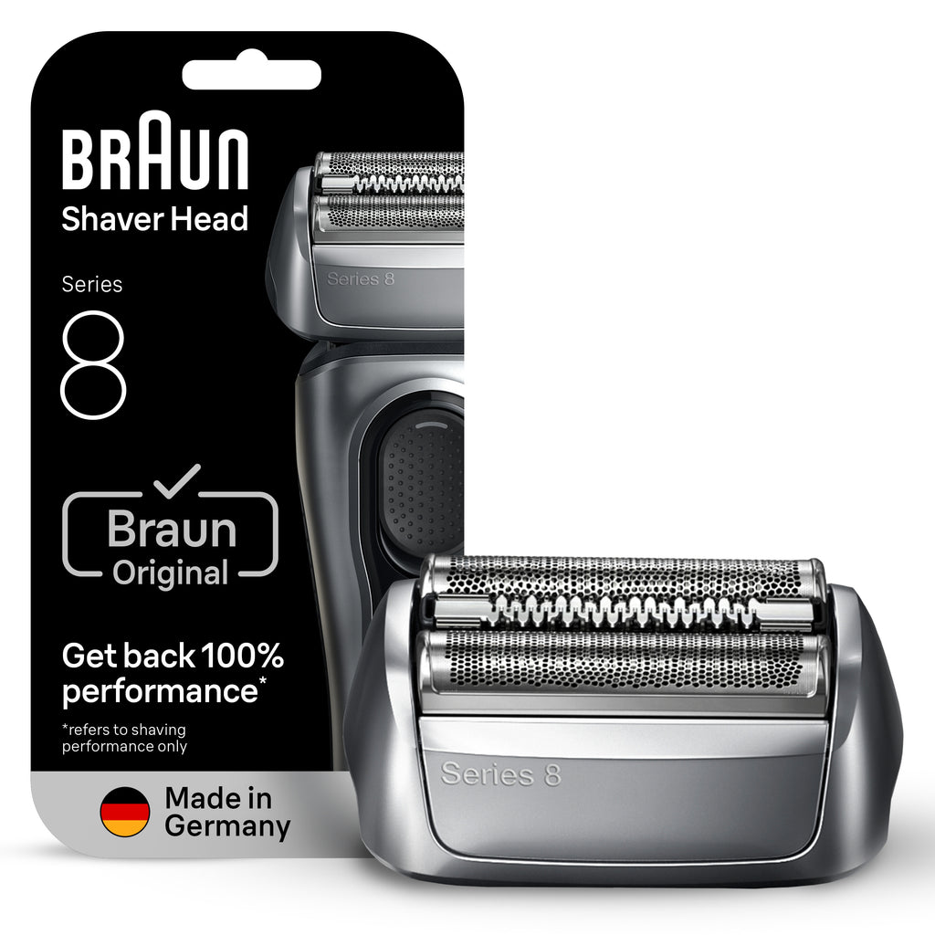 Electric Shaver Head Replacement 83m Silver for Series 8 Shavers